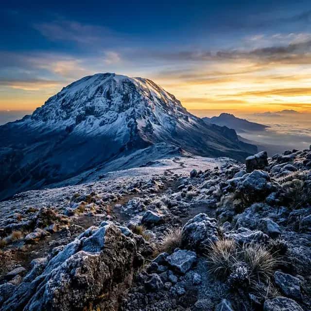Climb Mount Kilimanjaro Summit at Uhuru Peak during Sunrise